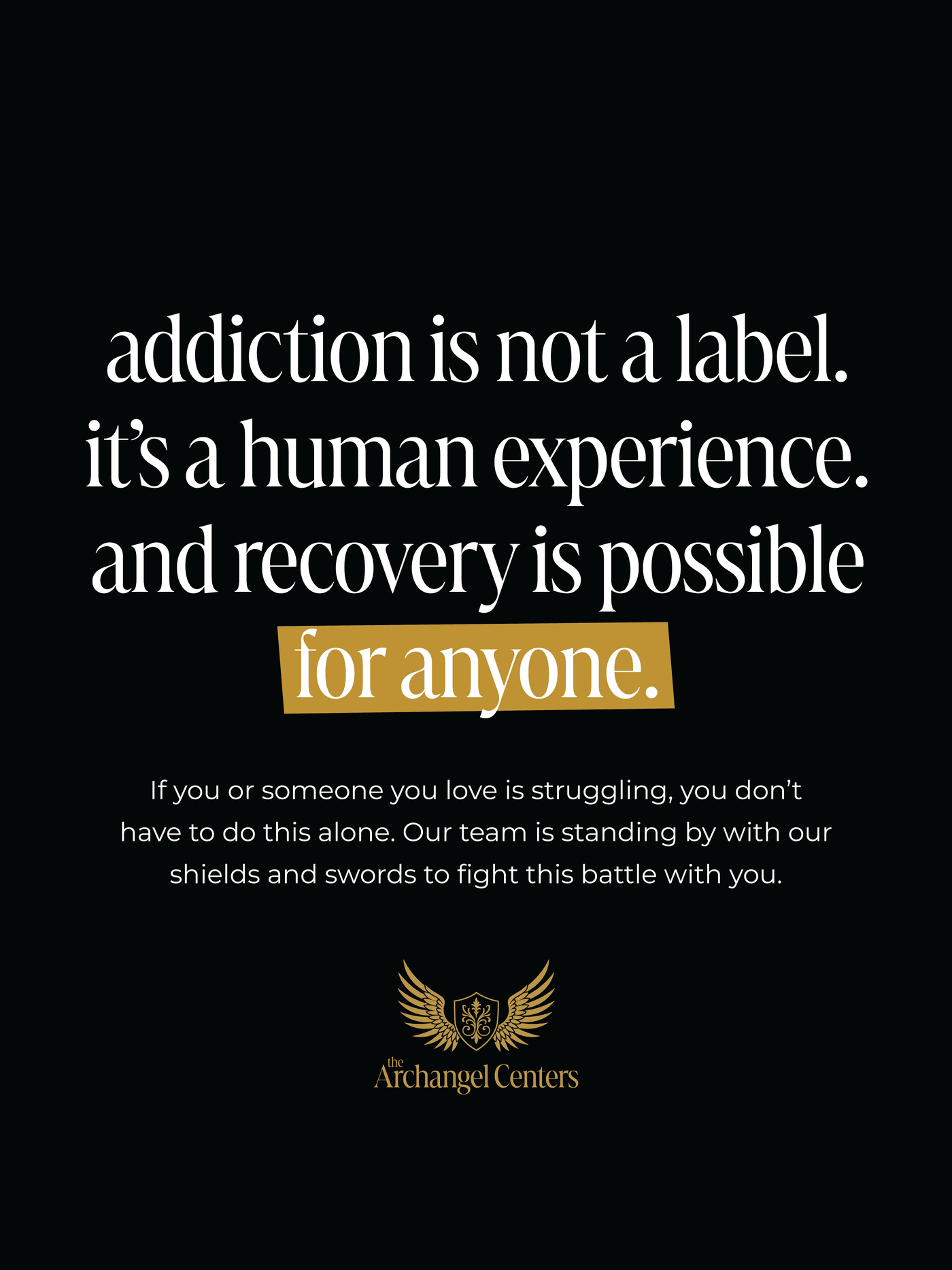 Infographic: Addiction as a human experience - recovery is possible