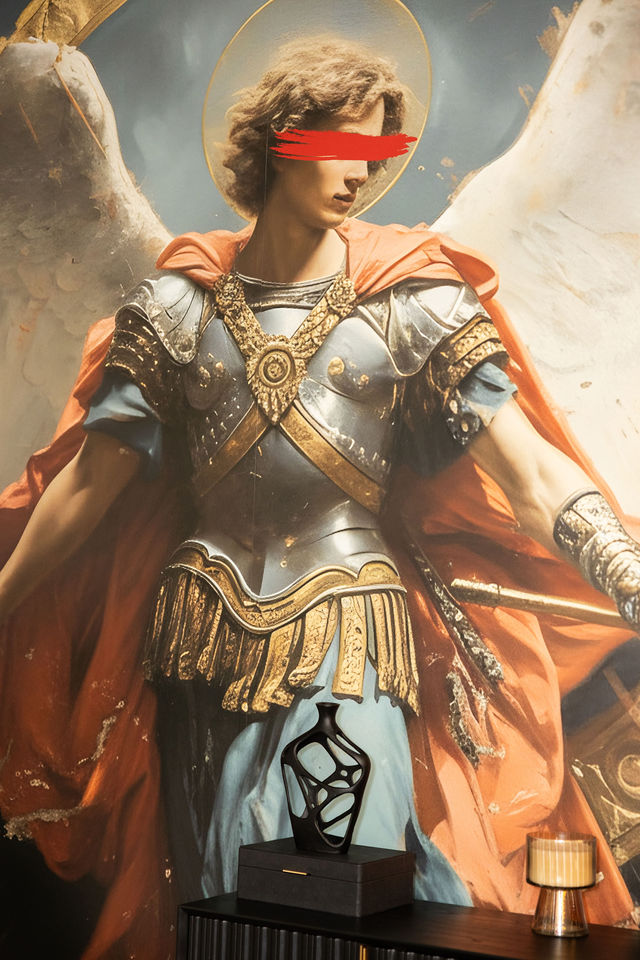 Archangel Centers branded mural close up